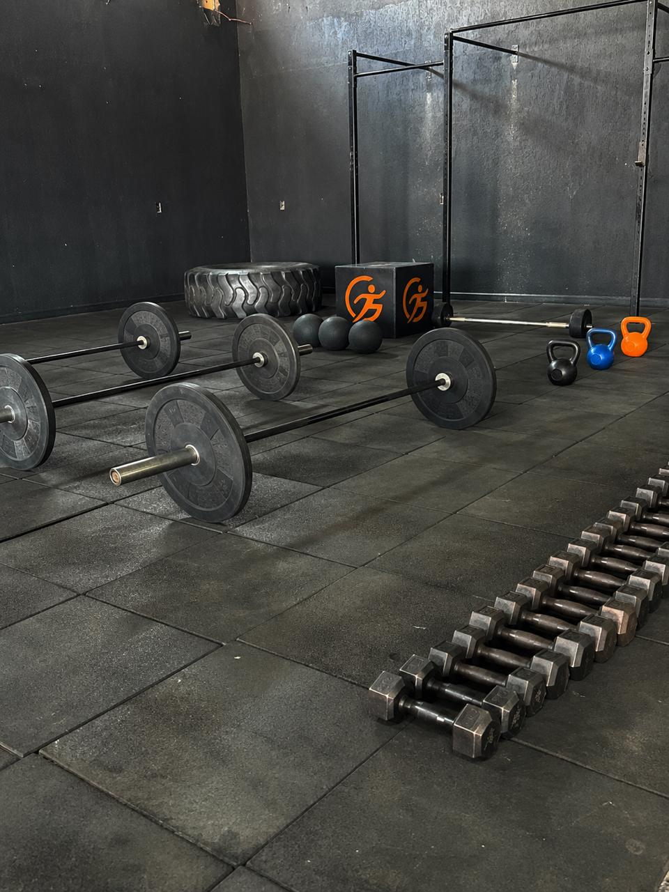 Rack principal do box de cross training